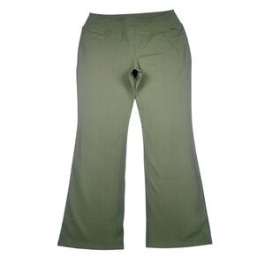 Mofitz Olive Green Flare Yoga Pants High Rise XL NWOT